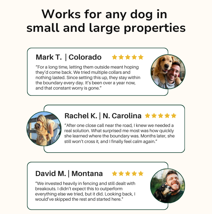 SafePaw™ Wireless Dog Fence Collar
