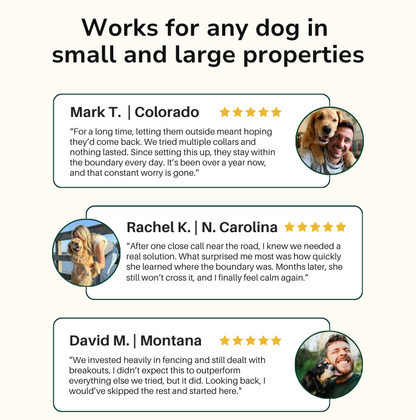 SafePaw™ Wireless Dog Fence Collar