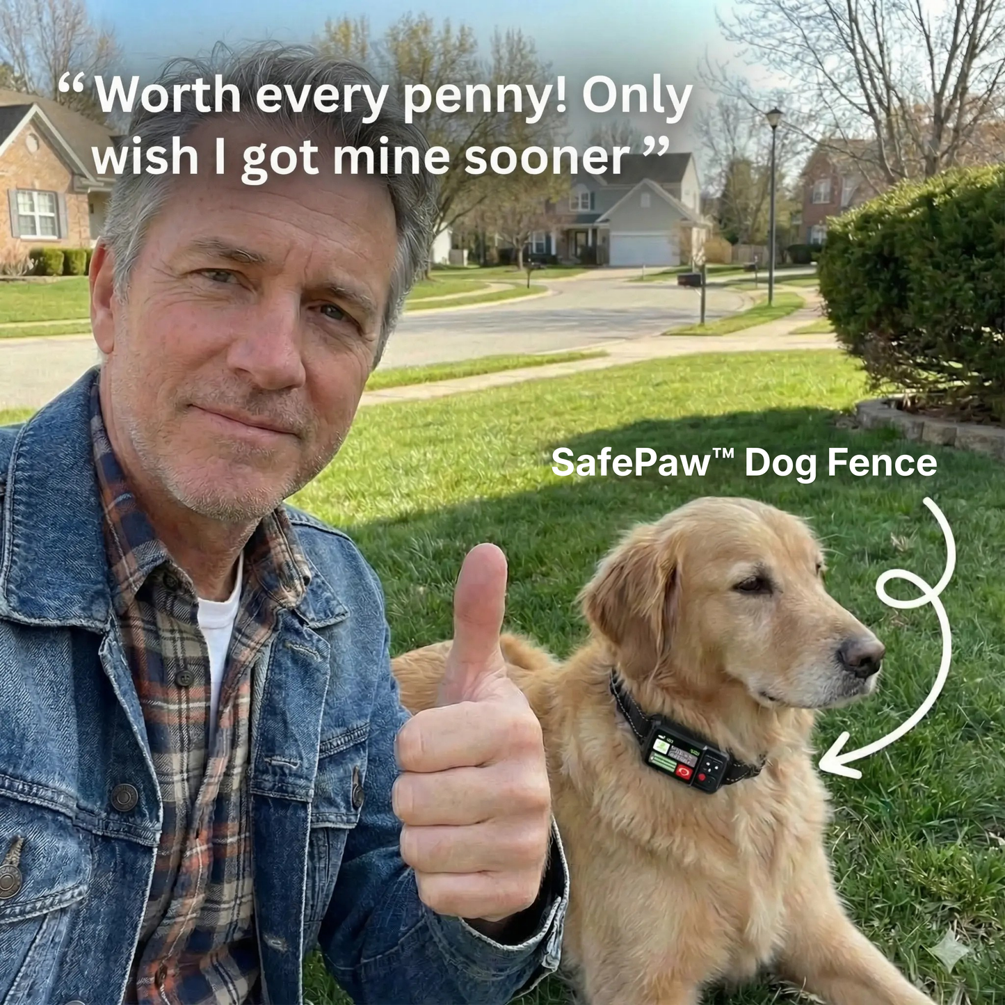 SafePaw™ Wireless Dog Fence Collar