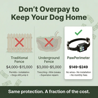 SafePaw™ Wireless Dog Fence Collar