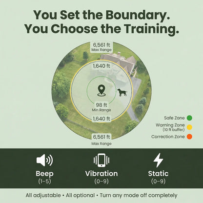 SafePaw™ Wireless Dog Fence Collar